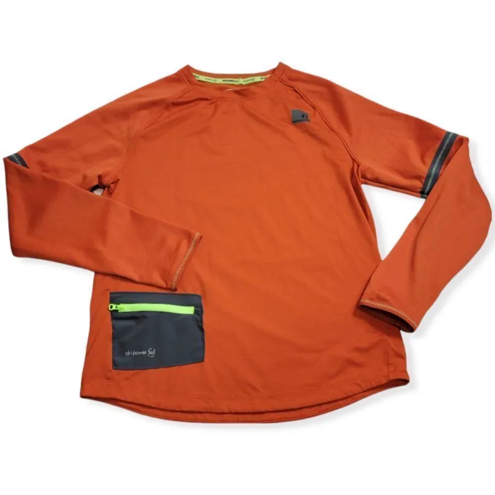 Russell Dripowerālongsleeve shirt XL14/16